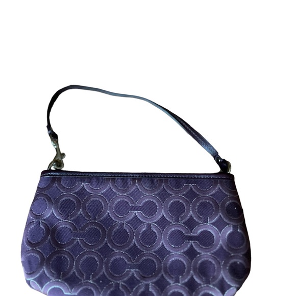 Coach Purple Wristlet EUC - Picture 2 of 8